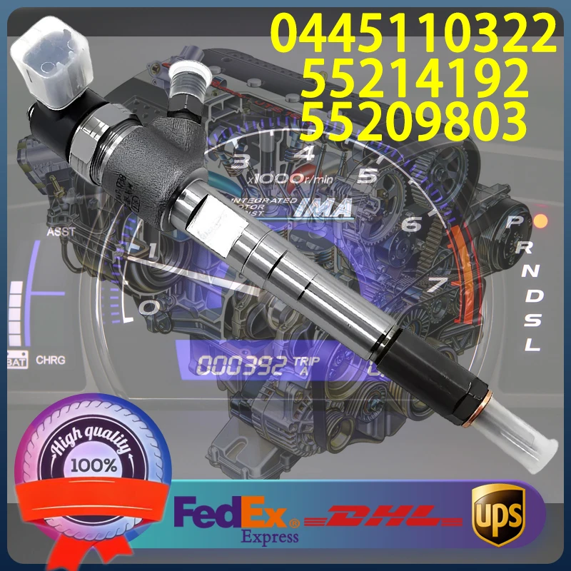 0445110322 55214192 55209803 Common Rail Fuel Injector For Fiat Ypsilon Lancia 1.3 D Engine
0445110322 55214192 55209803 Common Rail Fuel Injector For Fiat Ypsilon Lancia 1.3 D Engine