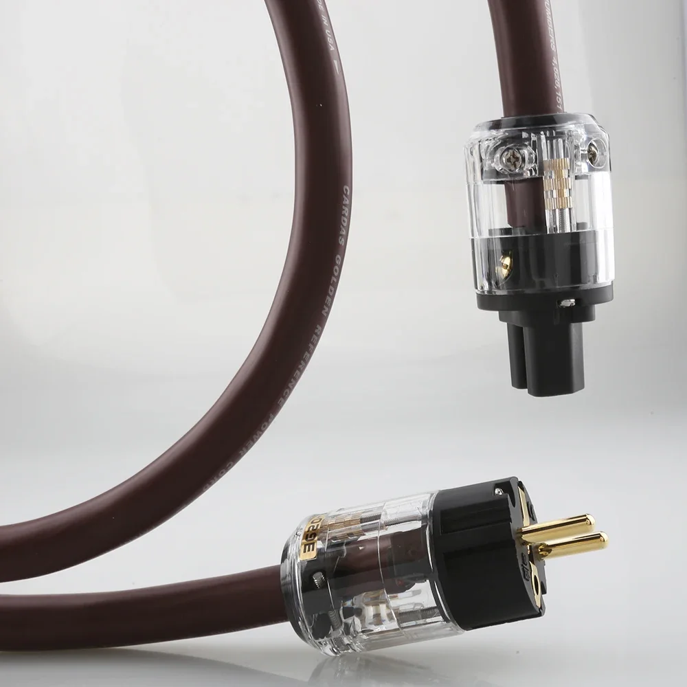 HIFI Cardas golden reference DIY Power cord P029+C029 EU/US Power Plug IEC Female Power Connector
HIFI Cardas golden reference DIY Power cord P029+C029 EU/US Power Plug IEC Female Power Connector