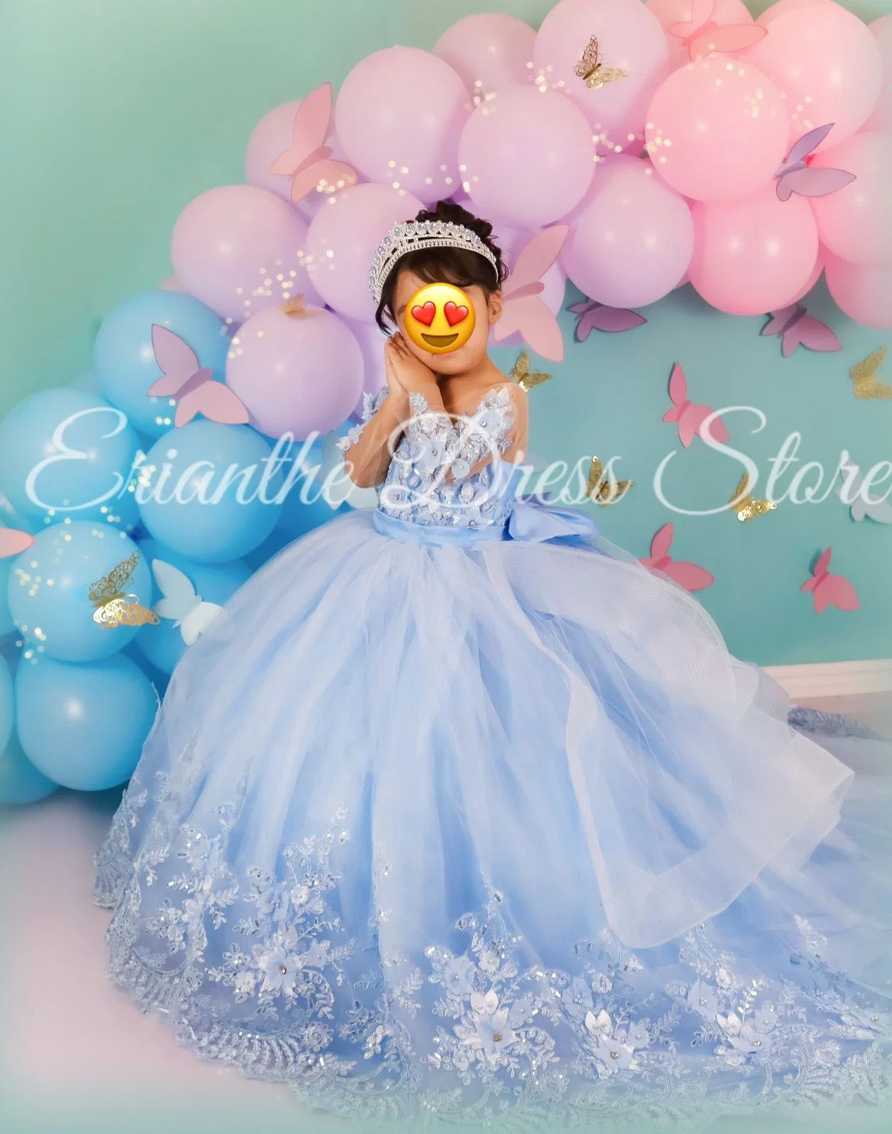 Princess Light Blue Flower Girl Dress for Wedding Tulle Puffy Applique Kids Birthday Party First Communion Ball Gowns Customized
Princess Light Blue Flower Girl Dress for Wedding Tulle Puffy Applique Kids Birthday Party First Communion Ball Gowns Customized