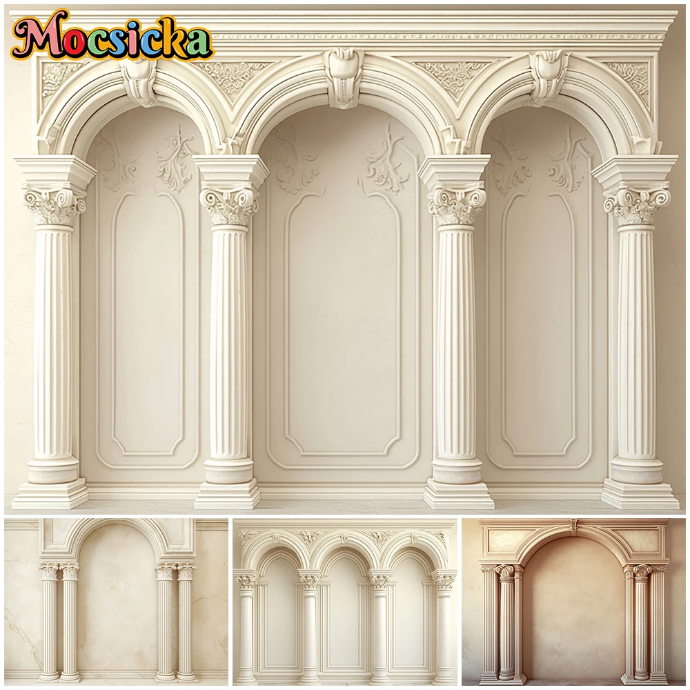 Mocsicka Art Palace Wall Background Photography Beige Wallpaper Soft Washable No Fading Fabric Decoration Wedding Photo Backdrop
Mocsicka Art Palace Wall Background Photography Beige Wallpaper Soft Washable No Fading Fabric Decoration Wedding Photo Backdrop