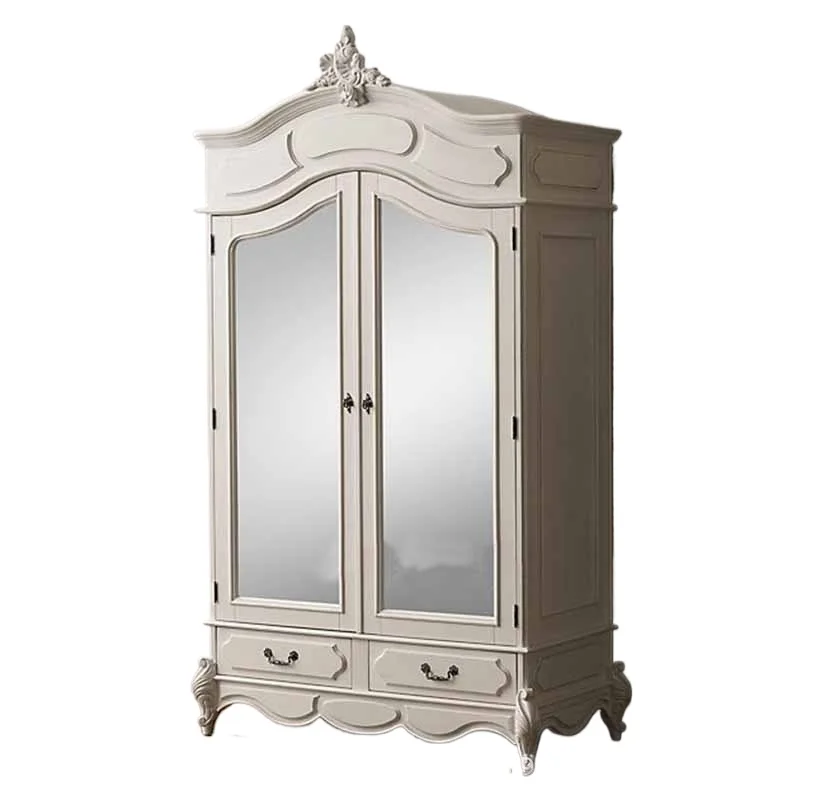 Solid wood wardrobe European oak carved children's wardrobe bedroom retro glass door double door wardrobe
Solid wood wardrobe European oak carved children's wardrobe bedroom retro glass door double door wardrobe