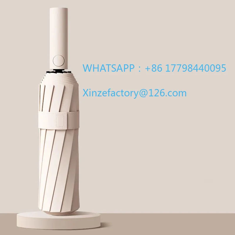 Customizable Rain and shine dual-use automatic umbrella 1PCS folding large windproof rain umbrella vinyl sunscreen sunshade sunn
Customizable Rain and shine dual-use automatic umbrella 1PCS folding large windproof rain umbrella vinyl sunscreen sunshade sunn