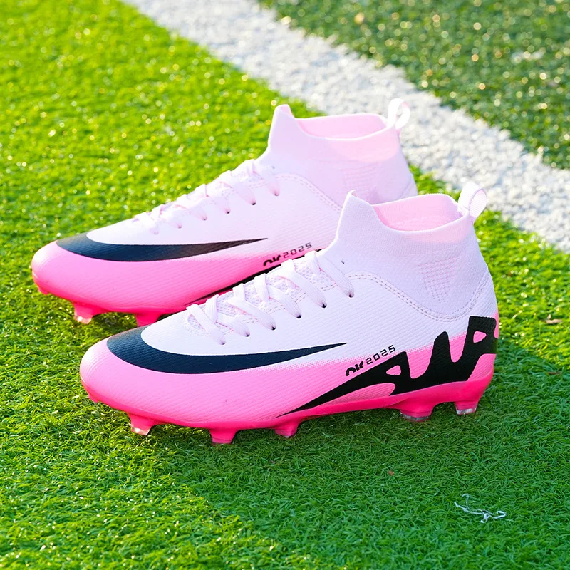 High Top Men's Soccer Shoes Society Outdoor Non Slip Football Boots For Men Lightweight Training Soccer Boot Men botas de futbol
High Top Men's Soccer Shoes Society Outdoor Non Slip Football Boots For Men Lightweight Training Soccer Boot Men botas de futbol