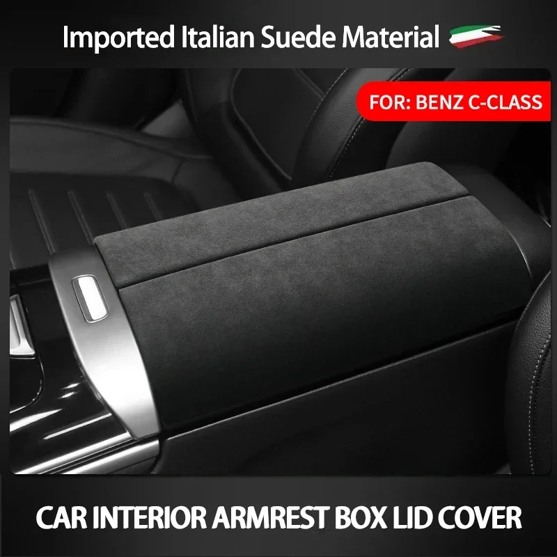 For Mercedes Benz C Class W205 W206 2022 2023 2024 Car Accessories Armrest Box Lid Suede Center Console Panel Trim Cover
For Mercedes Benz C Class W205 W206 2022 2023 2024 Car Accessories Armrest Box Lid Suede Center Console Panel Trim Cover