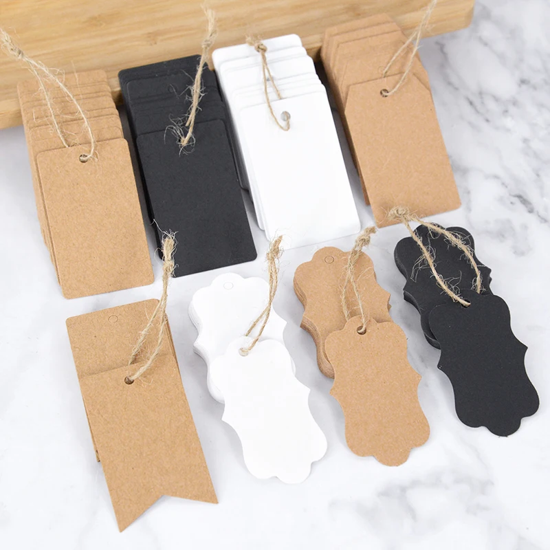 100pcs Blank Kraft Paper Tag Multi-style Packaging Hang Labels Wedding Birthday Party Candy Box Price Gift Wrapping Tags Decor 8
100pcs Blank Kraft Paper Tag Multi-style Packaging Hang Labels Wedding Birthday Party Candy Box Price Gift Wrapping Tags Decor 8