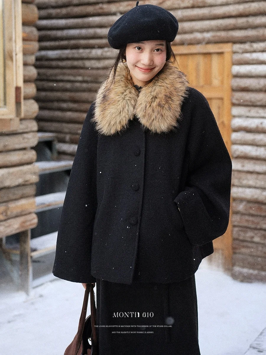 Lalaglow Camel Hair Coat Women's Ele Collar Overcoat Thiened Winter Outerwear Casual Commute Sle Bla
Lalaglow Camel Hair Coat Women's Ele Collar Overcoat Thiened Winter Outerwear Casual Commute Sle Bla