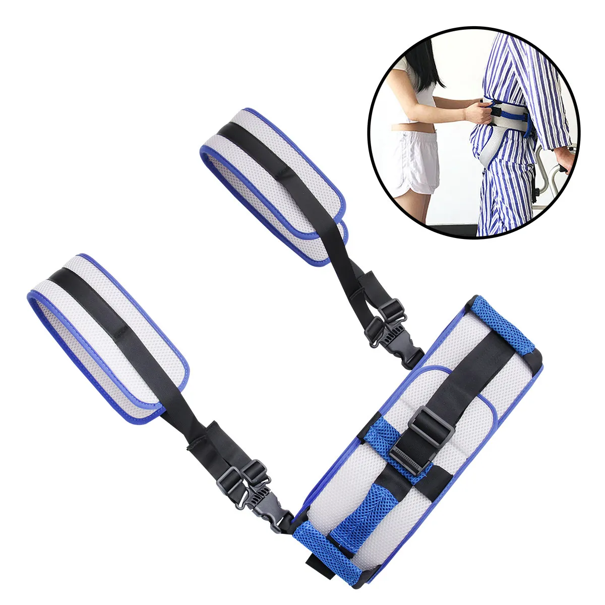 Rehabilitation Lower Limb Training Belt Blue Easy Wear Hemiplegia Stroke Assistance Walking Standing Training Device
Rehabilitation Lower Limb Training Belt Blue Easy Wear Hemiplegia Stroke Assistance Walking Standing Training Device