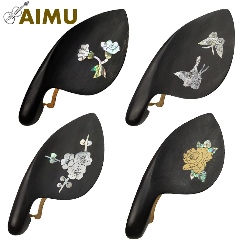 Inlay Abalone Shell Violin Chinrest 4/4 Fiddle Chin rest Installed Metal Screw Clamp Bracket Ebony Wood
Inlay Abalone Shell Violin Chinrest 4/4 Fiddle Chin rest Installed Metal Screw Clamp Bracket Ebony Wood