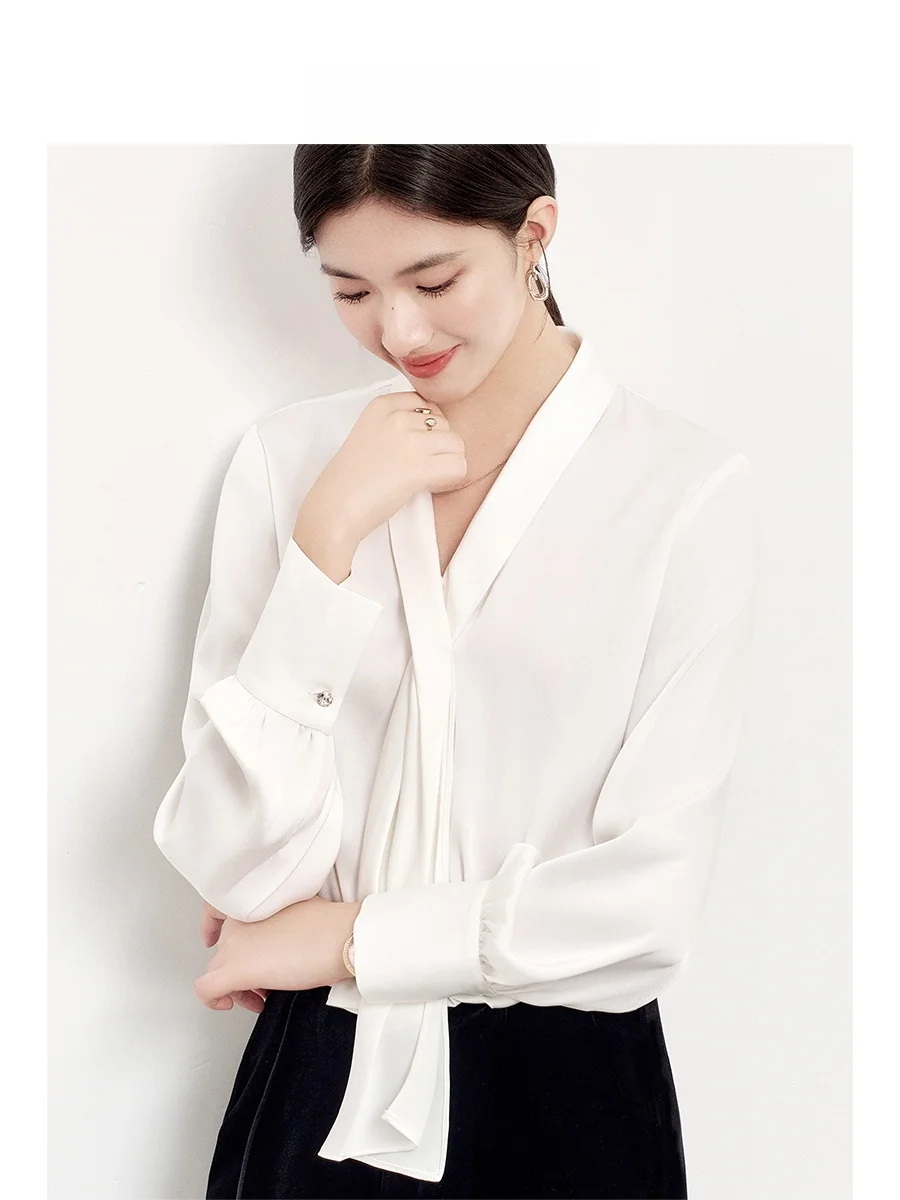 OFFIY Crystal Button V-ne Sa Commute Formal White irt French Sle Straight Cut Long Sve Polyester Blend
OFFIY Crystal Button V-ne Sa Commute Formal White irt French Sle Straight Cut Long Sve Polyester Blend