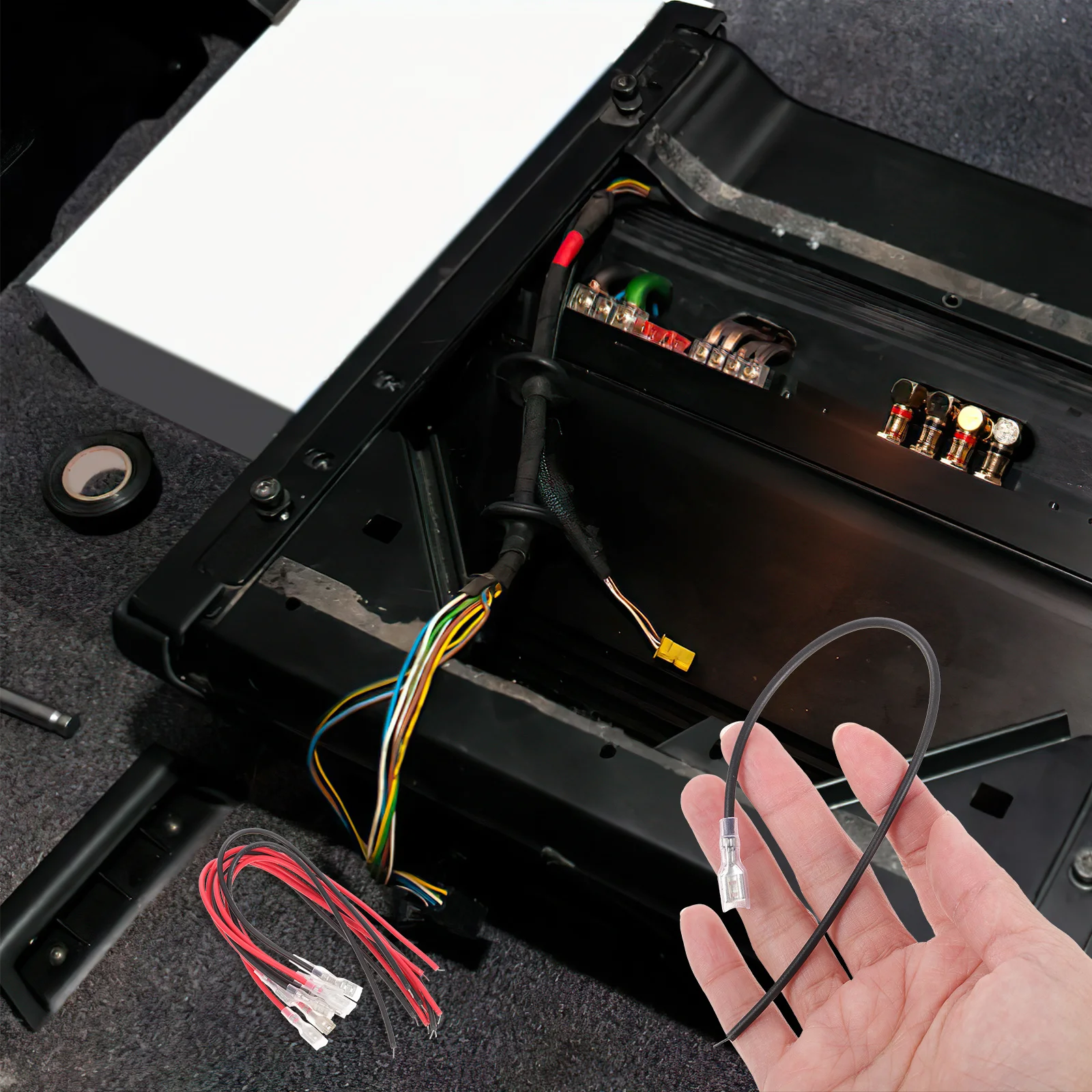 1Set Quick Splice Spade Connector Assortment Premium Tin Plated Brass Nylon Insulating Sleeve Electrical Wire Connectors for Car
1Set Quick Splice Spade Connector Assortment Premium Tin Plated Brass Nylon Insulating Sleeve Electrical Wire Connectors for Car