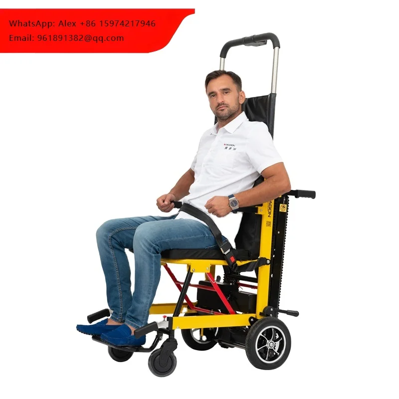 Hot Sale Aluminum Alloy Motorised Stair Climbing Wheelchair Evacuation Stair Chair For Disable
Hot Sale Aluminum Alloy Motorised Stair Climbing Wheelchair Evacuation Stair Chair For Disable
