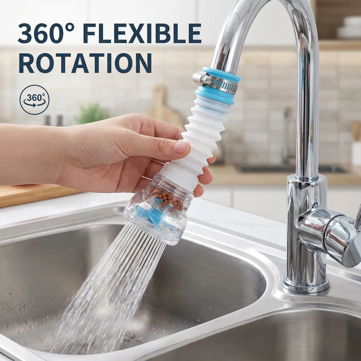 Rotating Faucet Anti-Splash – Mineral Filter,Dishwashing Without Splashing,Upgraded Lock,Easy DIY Install for Kitchen&Bathroom
Rotating Faucet Anti-Splash – Mineral Filter,Dishwashing Without Splashing,Upgraded Lock,Easy DIY Install for Kitchen&Bathroom