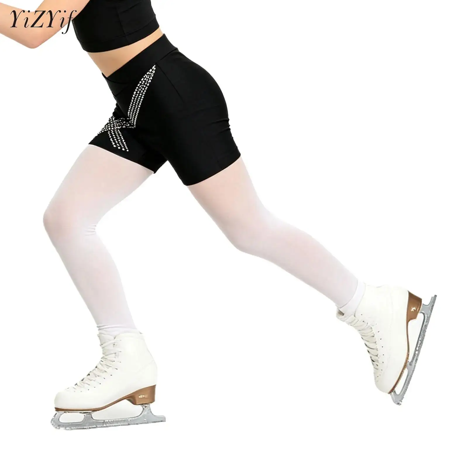 Big Girls Figure Skating Dance Short Sparkling Rhinestones V-Front Stretchy Shorts for Acrobatics Gymnastics Ballet Performance
Big Girls Figure Skating Dance Short Sparkling Rhinestones V-Front Stretchy Shorts for Acrobatics Gymnastics Ballet Performance