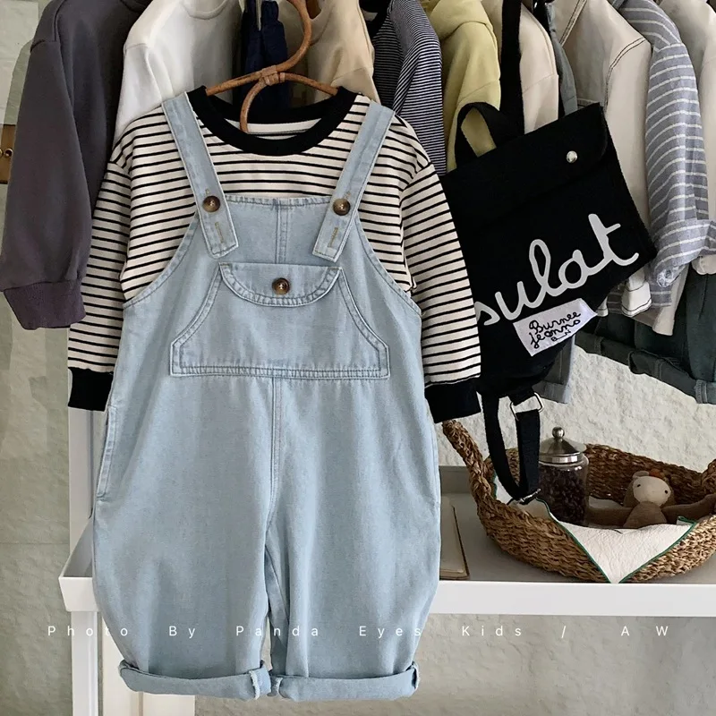 2025 New Boys' Bib Pants, Children's Pants, One-piece Denim, Autumn Clothes, Fried Street Ruffian, Casual Children's Pants
2025 New Boys' Bib Pants, Children's Pants, One-piece Denim, Autumn Clothes, Fried Street Ruffian, Casual Children's Pants