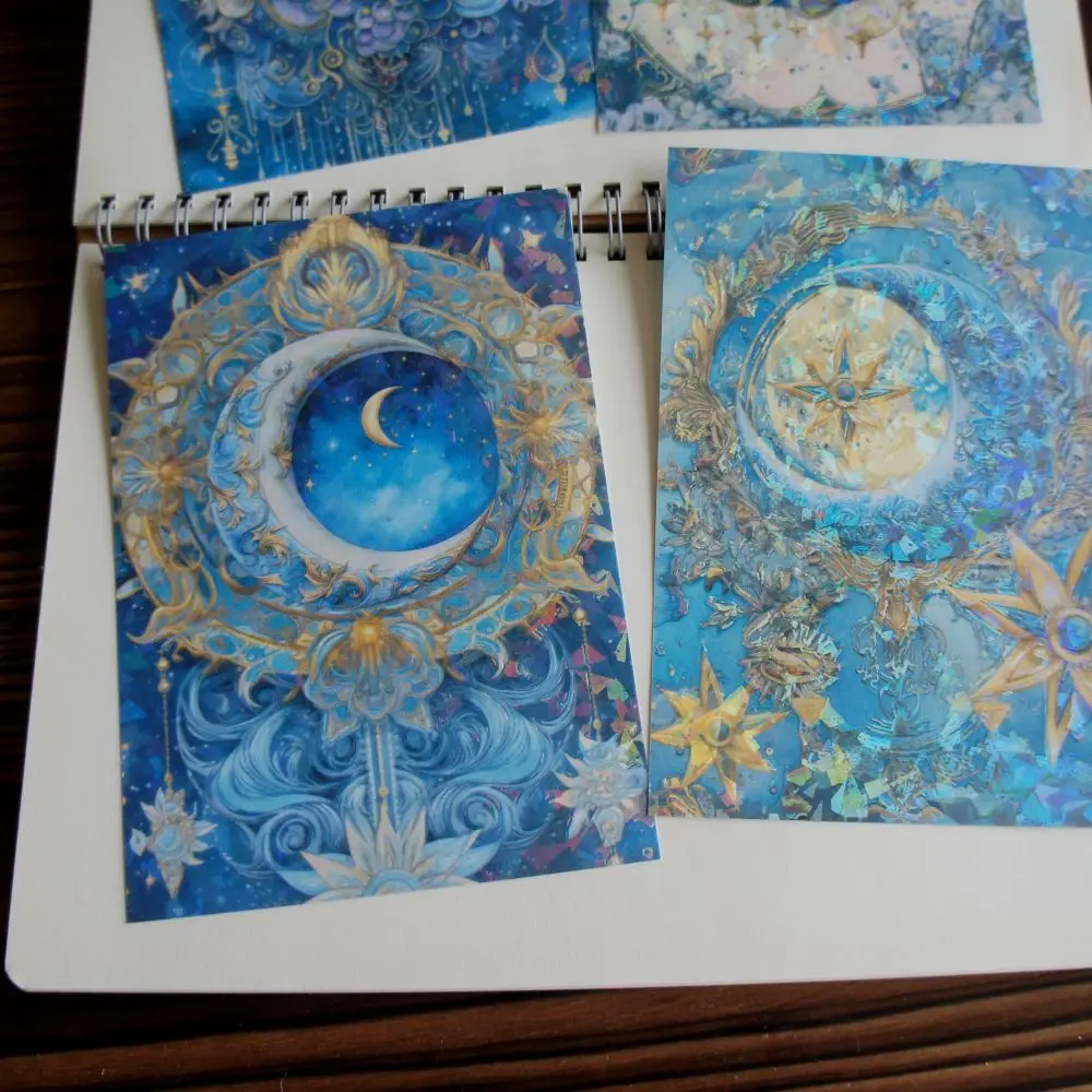 5 Sheets Laser Diamond Pattern Fairy Tale Moon Palace Design Paper Sticker Gift Tag Decoration Scrapbooking DIY Sticker
5 Sheets Laser Diamond Pattern Fairy Tale Moon Palace Design Paper Sticker Gift Tag Decoration Scrapbooking DIY Sticker
