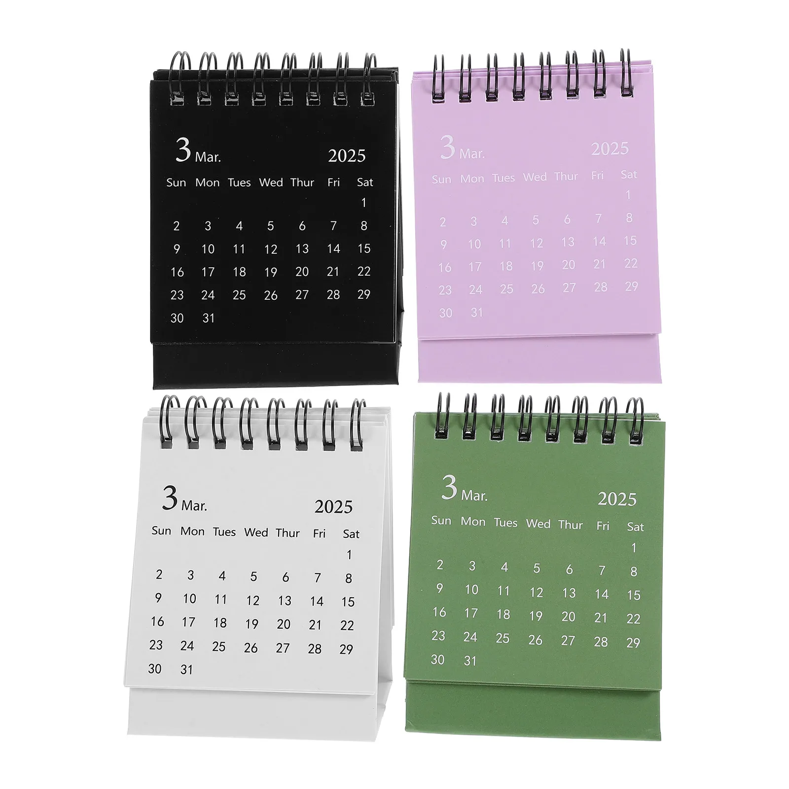 4Pcs Mini Desk Stand Calendar English Version Sleek Minimalist Portable Desktop Month Calendar for Office Workspace Home Decor
4Pcs Mini Desk Stand Calendar English Version Sleek Minimalist Portable Desktop Month Calendar for Office Workspace Home Decor