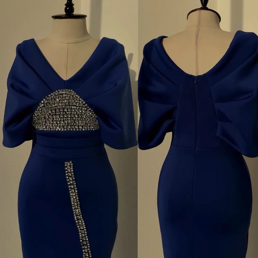 Customized Modern Style Jersey Sequined Pleat StraightV-neck Midi Dresses Bespoke Occasion Matching Casual
Customized Modern Style Jersey Sequined Pleat StraightV-neck Midi Dresses Bespoke Occasion Matching Casual