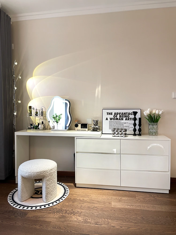 The product can be customized. Dressing Table Italian Solid Wood Makeup Table Bed End Integrated Storage Cabinet
The product can be customized. Dressing Table Italian Solid Wood Makeup Table Bed End Integrated Storage Cabinet