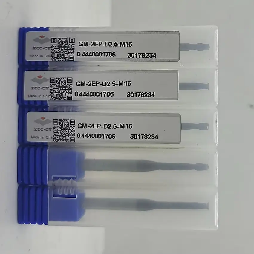 GM-2EP-D2.5-M10/GM-2EP-D2.5-M12/GM-2EP-D2.5-M16 ZCC.CT GM-2EP Two edge straight shank long neck short edge flat end mills
GM-2EP-D2.5-M10/GM-2EP-D2.5-M12/GM-2EP-D2.5-M16 ZCC.CT GM-2EP Two edge straight shank long neck short edge flat end mills