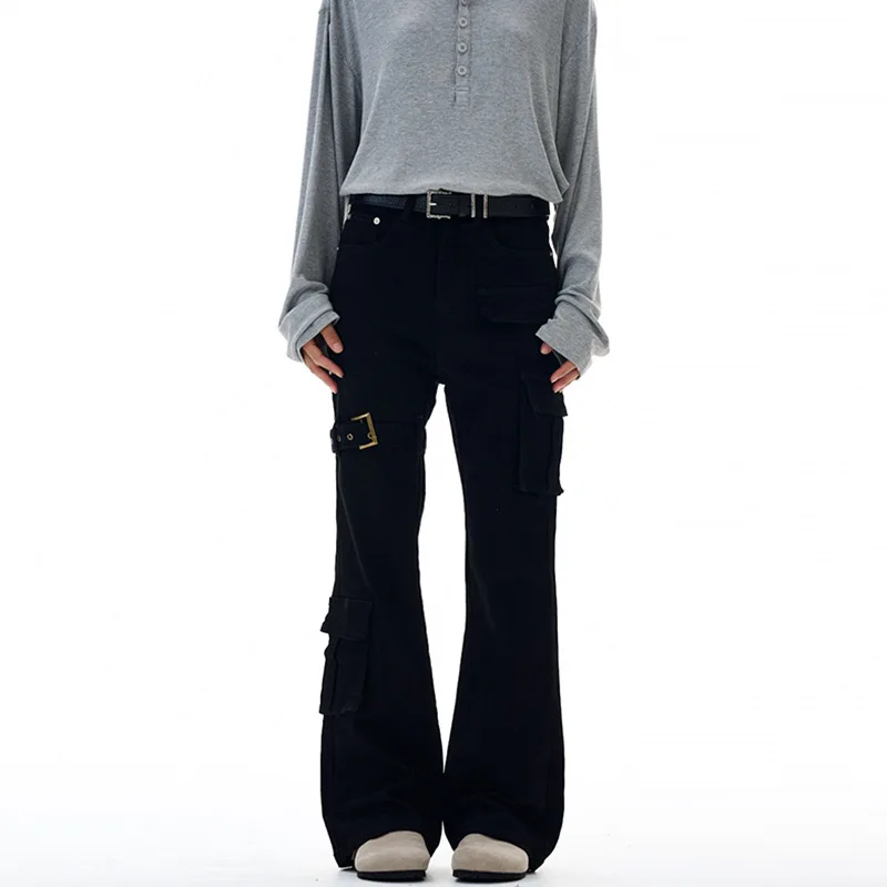White Tie-Waist Slightly Flared Jeans Unisex Slim-Fit Soft Workwear Pants Punk Style Man Women
White Tie-Waist Slightly Flared Jeans Unisex Slim-Fit Soft Workwear Pants Punk Style Man Women