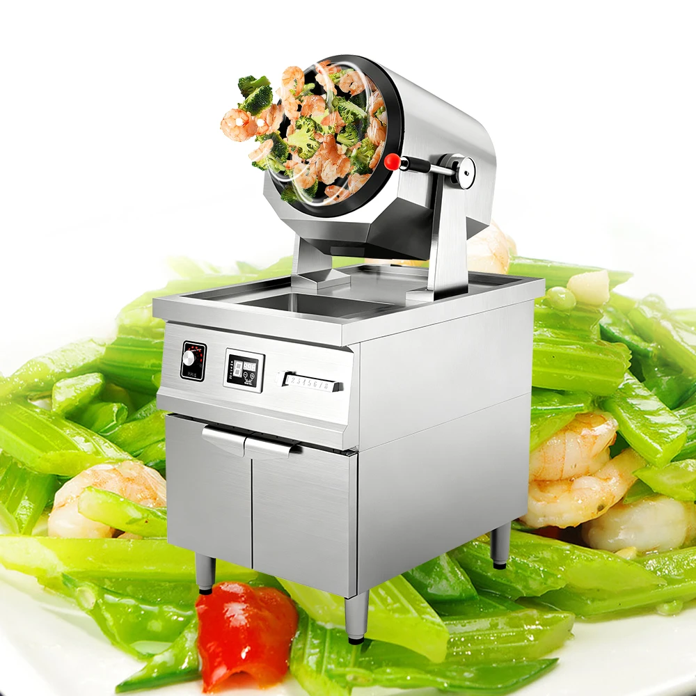 Automated Cooking Machine Stir Fry Pot Making Equipment Restaurant Rice Cooker Food Cooking Robot With Sink Cabinet
Automated Cooking Machine Stir Fry Pot Making Equipment Restaurant Rice Cooker Food Cooking Robot With Sink Cabinet