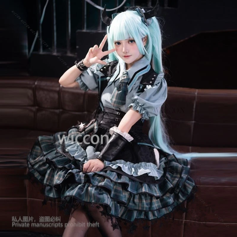 Mikuuu Cosplay Dress Shoulder Strap Poncho Jirai Kei Y2K Dress Women Lolita Kawaii Halloween Lolita Diffuse Show Play Full Set
Mikuuu Cosplay Dress Shoulder Strap Poncho Jirai Kei Y2K Dress Women Lolita Kawaii Halloween Lolita Diffuse Show Play Full Set