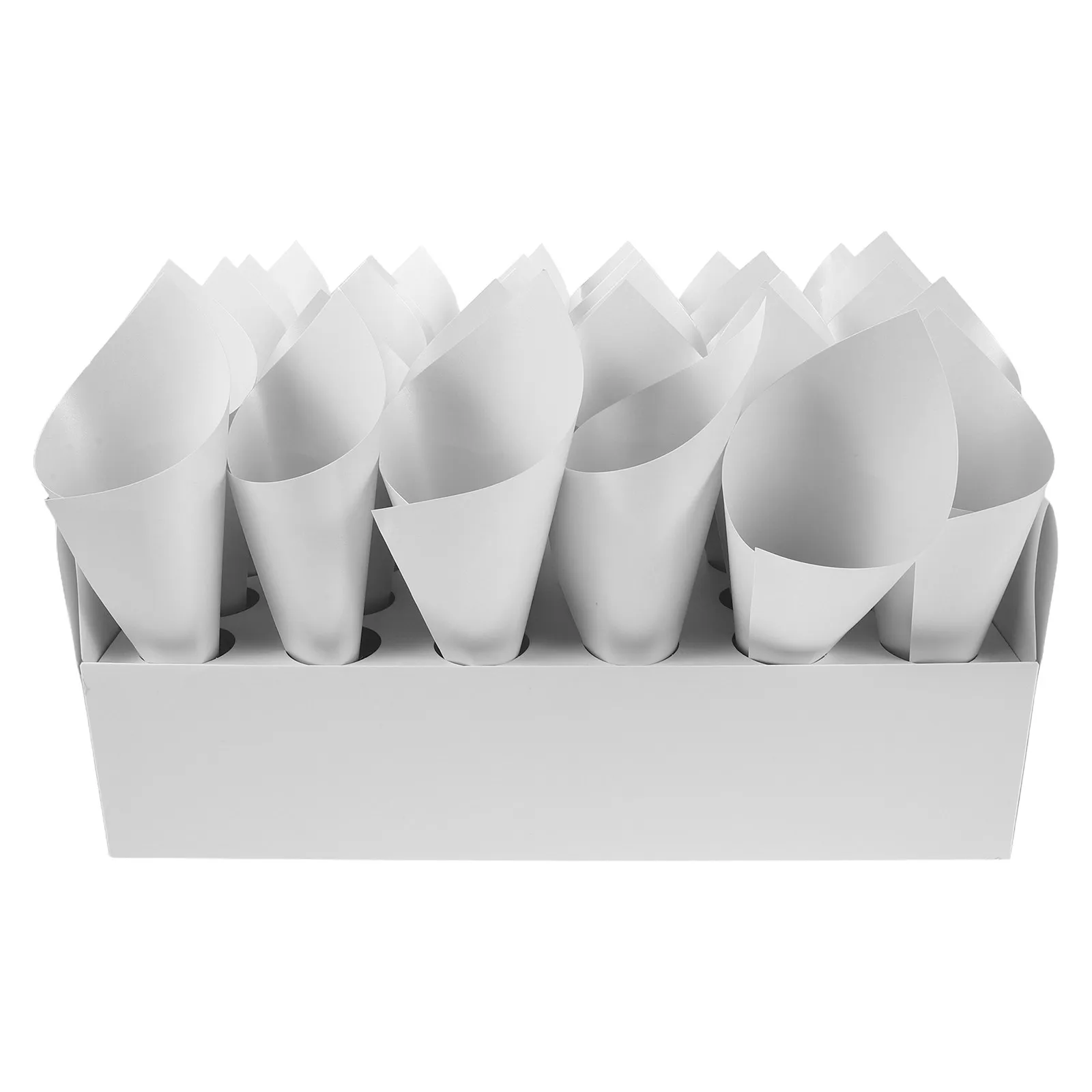 1Set Stand Tray Box Wedding Cone Candy Holder Party Favor Flower Bouquet Petals Boxes Wrap Packaging Accessories White Ice Cream
1Set Stand Tray Box Wedding Cone Candy Holder Party Favor Flower Bouquet Petals Boxes Wrap Packaging Accessories White Ice Cream