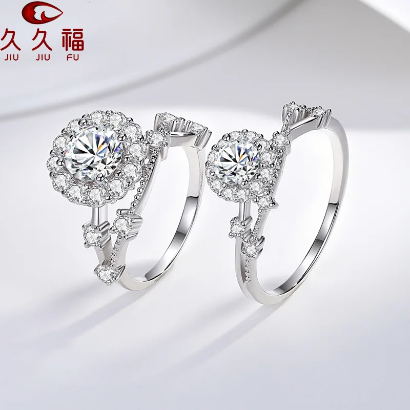 Female Starry Designed Ring, premium PT950 platinum cooperates with 1 carat moissanite, create low-key luxury for daily wearing
Female Starry Designed Ring, premium PT950 platinum cooperates with 1 carat moissanite, create low-key luxury for daily wearing