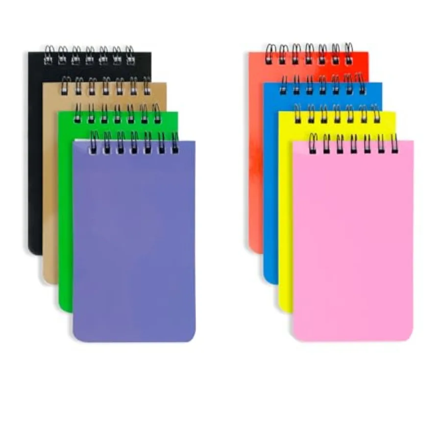 8 Pack Pocket Notebook Small 3x5 Spiral Notepads With Lined Pages, Small Top Spiral Notebook Little Mini Memo Steno Note Pads f
8 Pack Pocket Notebook Small 3x5 Spiral Notepads With Lined Pages, Small Top Spiral Notebook Little Mini Memo Steno Note Pads f