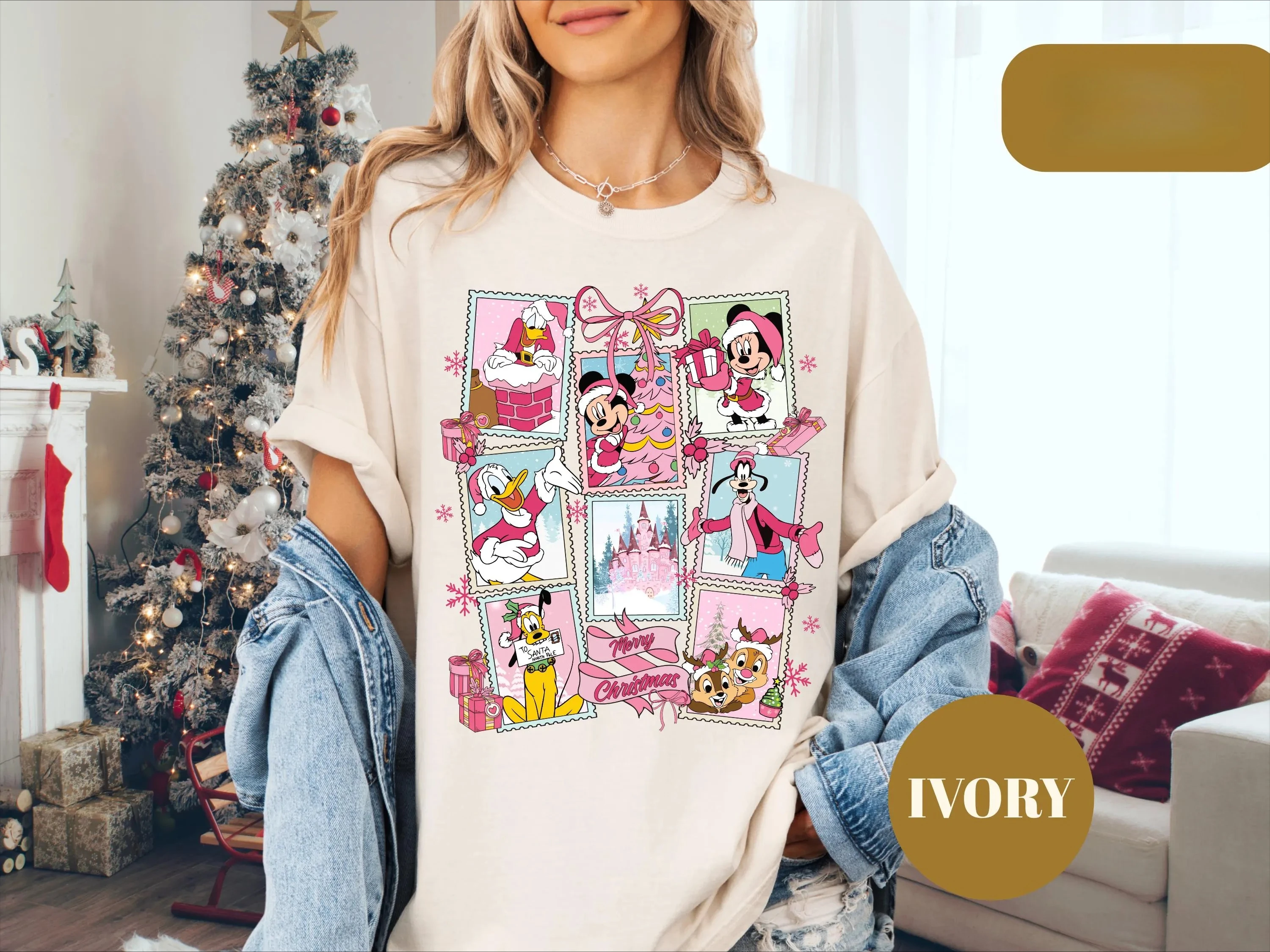 Women Disney Mickey and Friends Christmas Shirt Christmas Party Tee Very Merry Christmas Shirt Disneyland Family Gift Oversized
Women Disney Mickey and Friends Christmas Shirt Christmas Party Tee Very Merry Christmas Shirt Disneyland Family Gift Oversized