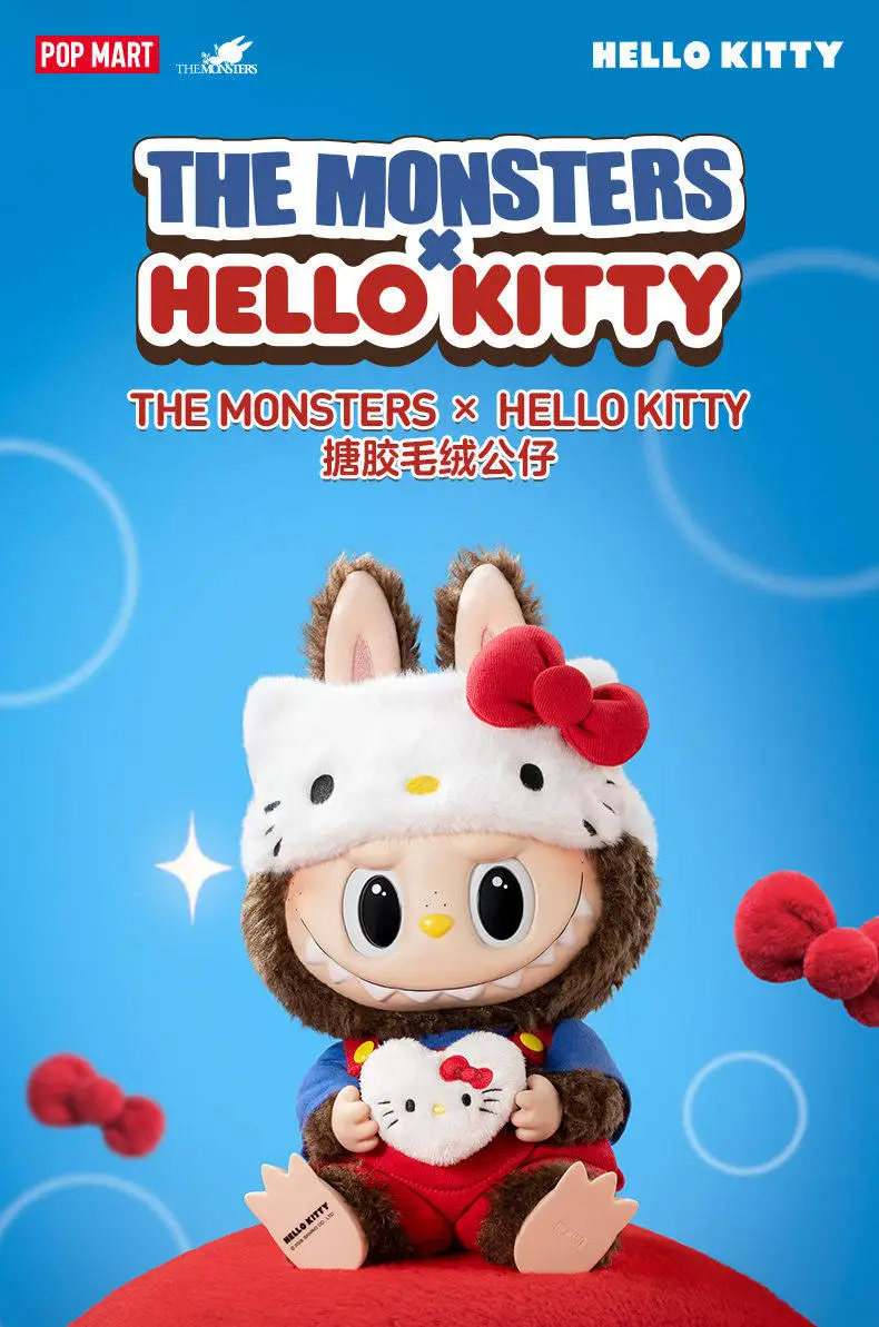 POPMART 2026 Hot LABUBU×HELLO KITTYG Joint Venture 38CM Big Doll A Beautiful and Exquisite Creative Gift Worthy of Collection
POPMART 2026 Hot LABUBU×HELLO KITTYG Joint Venture 38CM Big Doll A Beautiful and Exquisite Creative Gift Worthy of Collection