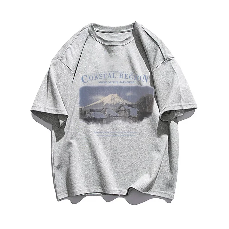 Unisex Fashion Hip Hop Style Snow Mountain Graphic Printed T-Shirt Casual Cotton Oversized Short Sleeves
Unisex Fashion Hip Hop Style Snow Mountain Graphic Printed T-Shirt Casual Cotton Oversized Short Sleeves