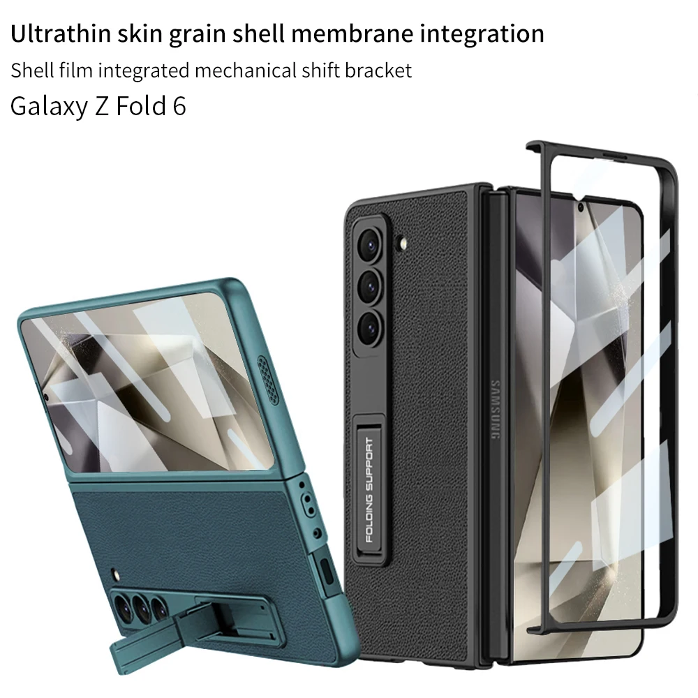 Ультратонкий кожаный чехол для Samsung Galaxy Z Fold 6 5 4 Fold6 Fold5 5G со встроенной мембраной кронштейна
Ультратонкий кожаный чехол для Samsung Galaxy Z Fold 6 5 4 Fold6 Fold5 5G со встроенной мембраной кронштейна