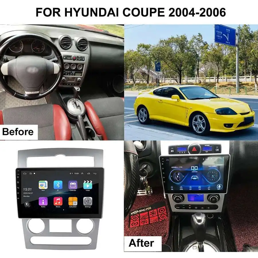 2 Din Car Video Player For HYUNDAI Coupe 2004-2006 Andriod Stereo Multimedia Full Touch Screen With Wireless Carplay Head Unit
2 Din Car Video Player For HYUNDAI Coupe 2004-2006 Andriod Stereo Multimedia Full Touch Screen With Wireless Carplay Head Unit