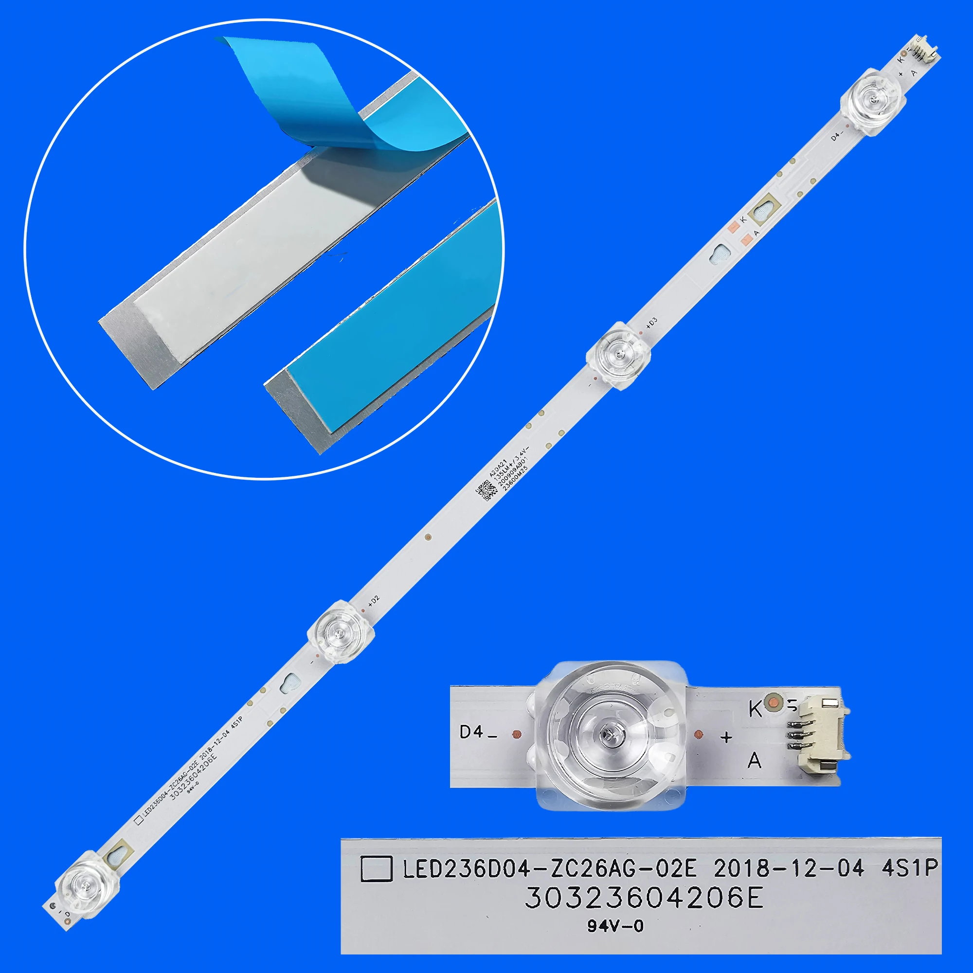 LED Backlight Strip for LE24K6000S LE24K6500SA 24H600GR 24H740LW 24CH29-T2 LED236D04-ZC26AG-02E LED236D04-ZC26AG-02T
LED Backlight Strip for LE24K6000S LE24K6500SA 24H600GR 24H740LW 24CH29-T2 LED236D04-ZC26AG-02E LED236D04-ZC26AG-02T