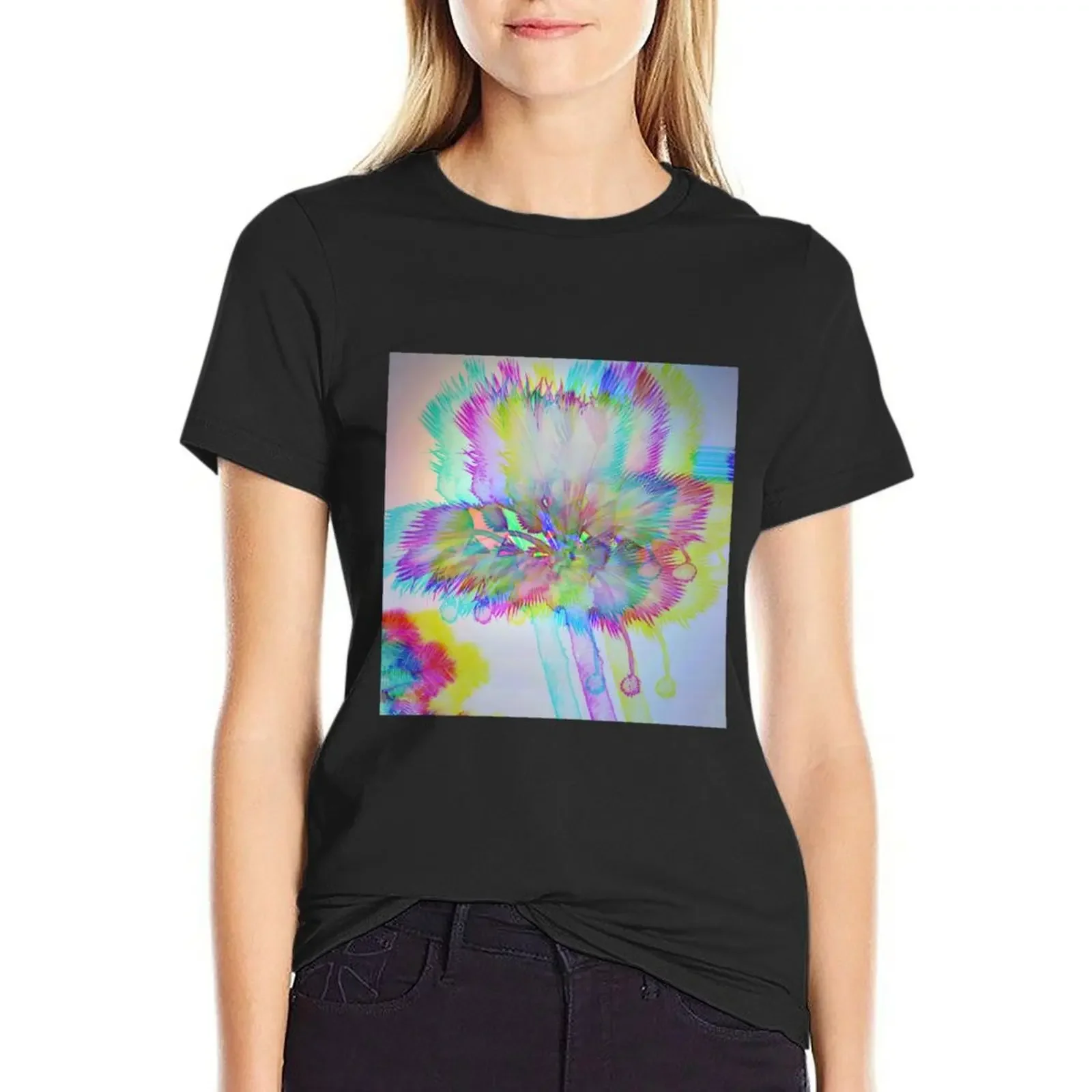 Rainbow Glitch Palm Tree T-Shirt Aesthetic clothing Female clothing plain lady clothes t shirt Women
Rainbow Glitch Palm Tree T-Shirt Aesthetic clothing Female clothing plain lady clothes t shirt Women