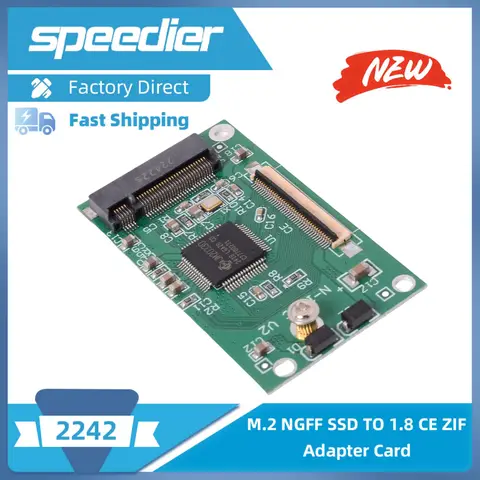 2025 NUOVA scheda adattatore SSD 2242 SATA M.2 NGFF a 1.8 CE ZIF Interfaccia