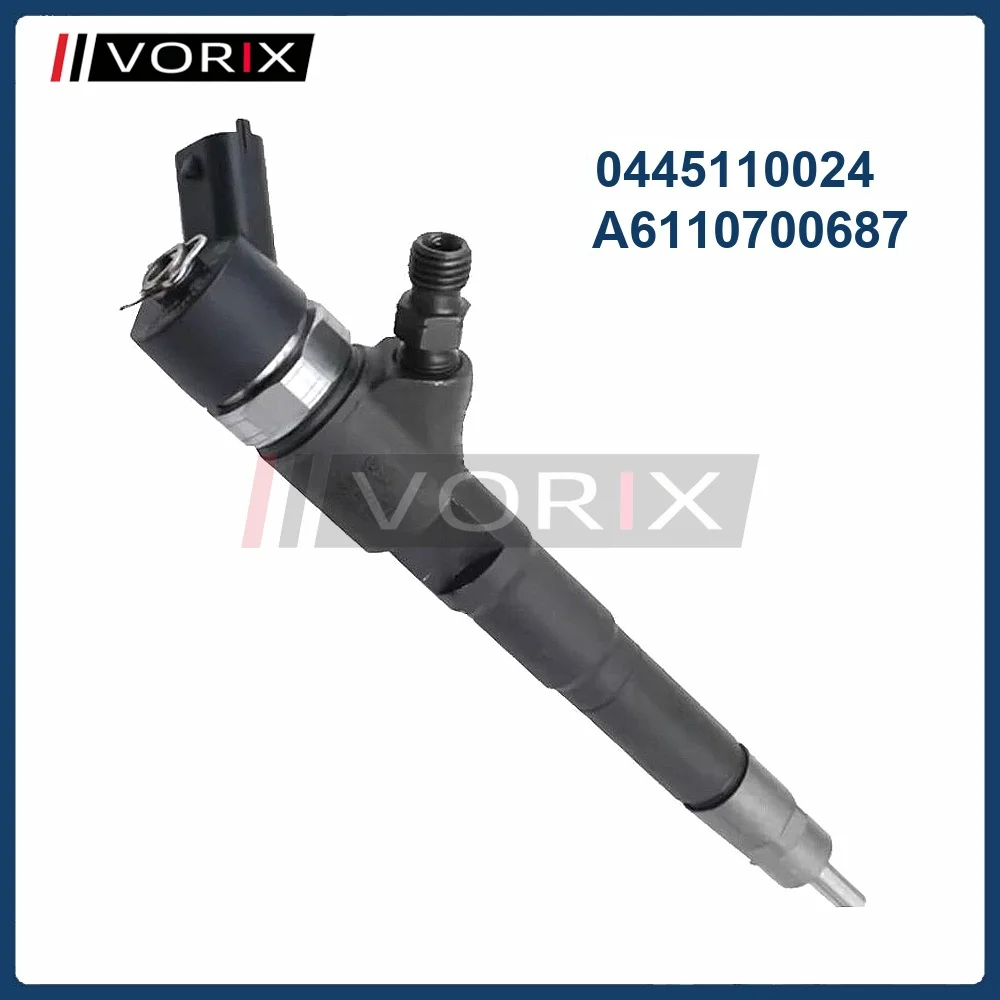 Fuel Injector assembly 0445110024 A6110700687 for Mercedes C200 C220 C270 CLK270
Fuel Injector assembly 0445110024 A6110700687 for Mercedes C200 C220 C270 CLK270