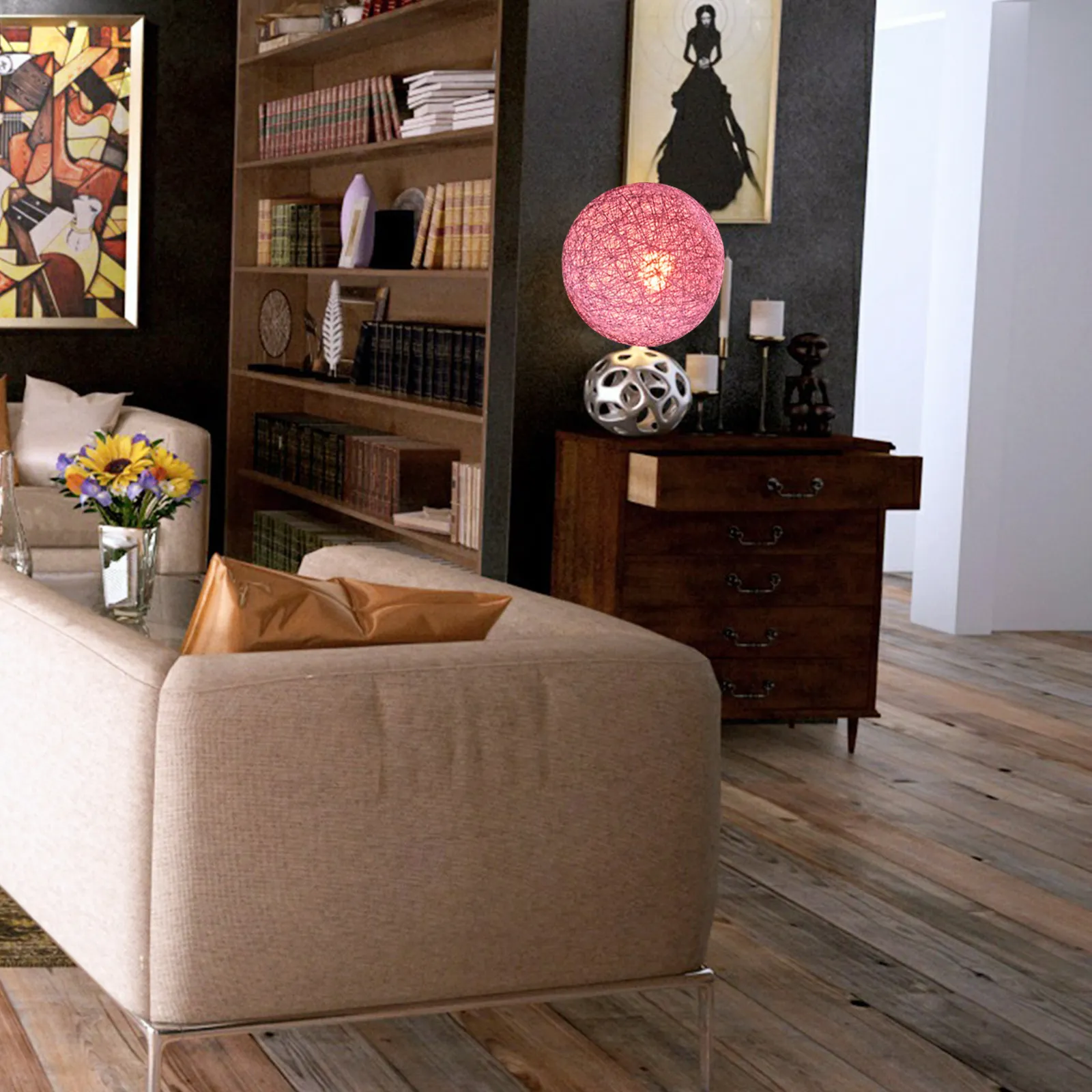 Elegant Ceiling Light Shade Premium Rattan Ball Lamp Cover for Table Lamp Soften Light Bedroom Living Room Study Office
Elegant Ceiling Light Shade Premium Rattan Ball Lamp Cover for Table Lamp Soften Light Bedroom Living Room Study Office