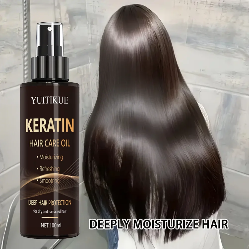 YUITIKUE Keratin Hair Care Oil 100ml - For Dry & Damaged Hair, Fast Absorbing, Deep Moisture & Smoothing
YUITIKUE Keratin Hair Care Oil 100ml - For Dry & Damaged Hair, Fast Absorbing, Deep Moisture & Smoothing