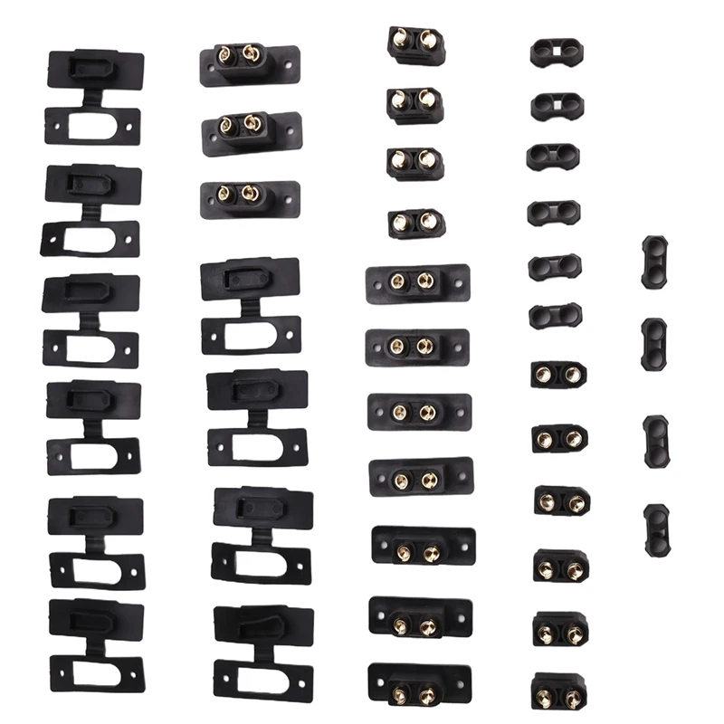 XT90E-M Male Battery Connector Gold-Plated Mountable XT90 Plug XT90H-F Mountable Connector Socket
XT90E-M Male Battery Connector Gold-Plated Mountable XT90 Plug XT90H-F Mountable Connector Socket