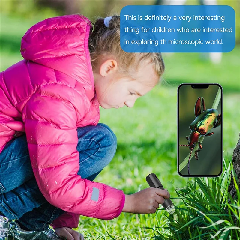 Беспроводной цифровой микроскоп AT16, совместимый с ноутбуком, мобильным телефоном, компьютером (черный)
Беспроводной цифровой микроскоп AT16, совместимый с ноутбуком, мобильным телефоном, компьютером (черный)