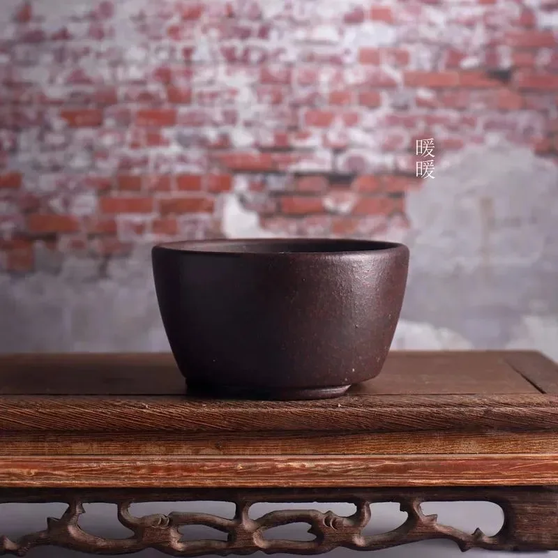 Purple Sand Ceramic Circle Bonsai Pot, Chinese Bowl Shape, Garden Home Table Decoration
Purple Sand Ceramic Circle Bonsai Pot, Chinese Bowl Shape, Garden Home Table Decoration