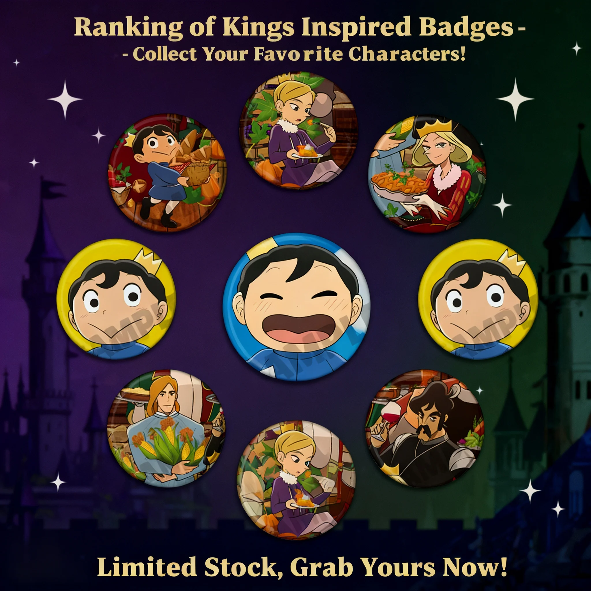 Значок-брошь KING RANKING Anime: значок, брелок для рюкзака, подвеска, брошь BOJJI KAKU DADA DOMAS. Сувенир, подарок для фанатов, коллекционная вещь, косплей.
Значок-брошь KING RANKING Anime: значок, брелок для рюкзака, подвеска, брошь BOJJI KAKU DADA DOMAS. Сувенир, подарок для фанатов, коллекционная вещь, косплей.