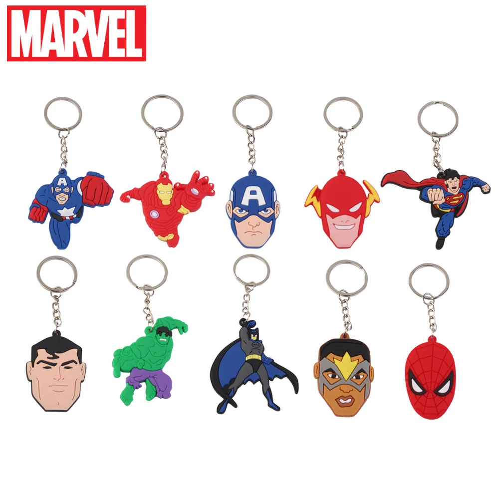 1PCS Marvel Superhero Spiderman Cartoon PVC Cute Keychain Avengers Anime Figure Key Chain Schoolbag Pendant Ornament
1PCS Marvel Superhero Spiderman Cartoon PVC Cute Keychain Avengers Anime Figure Key Chain Schoolbag Pendant Ornament