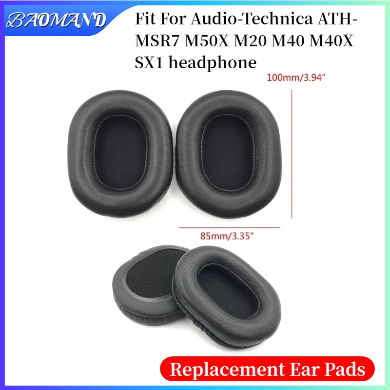 Replacement Earpads for Audio-Technica ATH-MSR7 M50X M20 M40 M40X Headphones Earmuff Ear Pads Cushion Cover Memory Foam Pads
Replacement Earpads for Audio-Technica ATH-MSR7 M50X M20 M40 M40X Headphones Earmuff Ear Pads Cushion Cover Memory Foam Pads