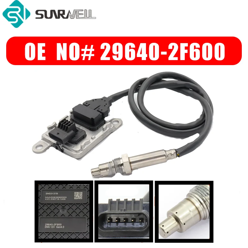 29640-2F600 NOx Sensor For HYUNDAI Top-Performance Nitrogen Oxide Sensor 296402F600 SNS3137B High Quality Auto Car Accessories
29640-2F600 NOx Sensor For HYUNDAI Top-Performance Nitrogen Oxide Sensor 296402F600 SNS3137B High Quality Auto Car Accessories