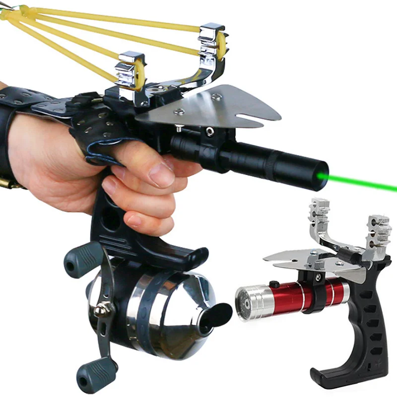 Big Power High-precision Fishing Slingshot With Laser Outdoor Hunting Catapult Outdoors Fishing Compound Bow Fishing Tools
Big Power High-precision Fishing Slingshot With Laser Outdoor Hunting Catapult Outdoors Fishing Compound Bow Fishing Tools