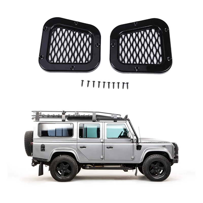 For Land Rover Defender 2004-2019 Side Fender Vent Grille Car Air Side Vents Grille Decoration Stickers
For Land Rover Defender 2004-2019 Side Fender Vent Grille Car Air Side Vents Grille Decoration Stickers