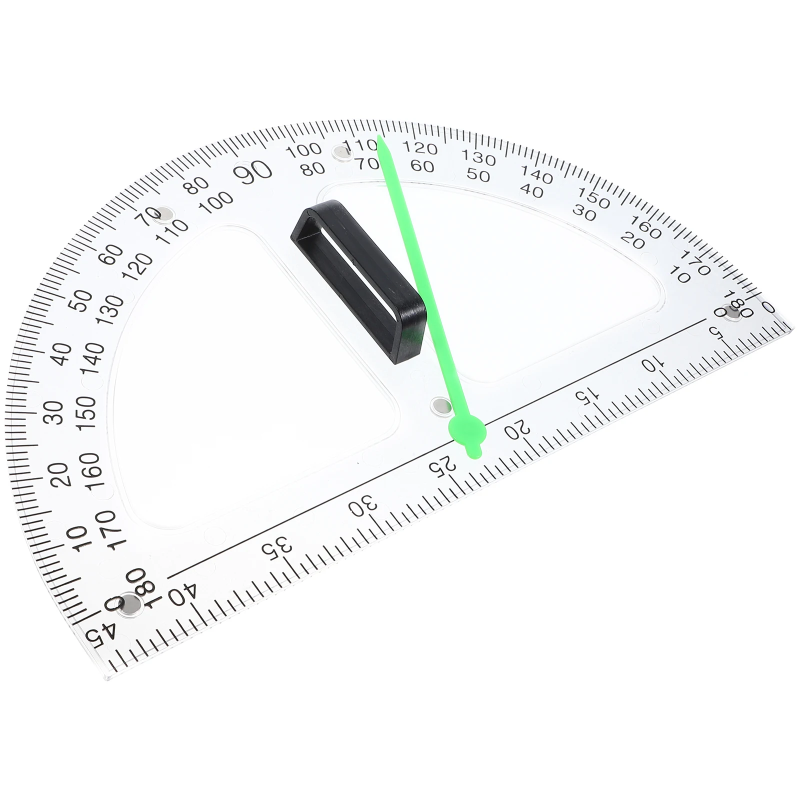 Magnetic Transparent Half Circle Protractor 180 Degree Math Measuring Tool Multi-Function Geometry Ruler For School Teacher
Magnetic Transparent Half Circle Protractor 180 Degree Math Measuring Tool Multi-Function Geometry Ruler For School Teacher